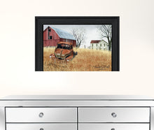 Granddads Old Truck 2 Black Framed Print Wall Art