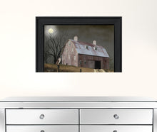 Midnight Moon 4 Black Framed Print Wall Art