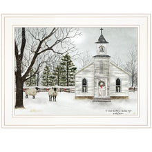 I Heard The Bells On Christmas 1 White Framed Print Wall Art
