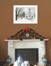 I Heard The Bells On Christmas 1 White Framed Print Wall Art