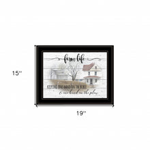 Farm Life 6 Black Framed Print Wall Art