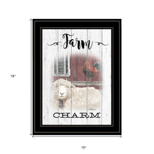 Farm Charm Black Framed Print Wall Art