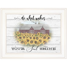Do What Makes Your Soul Shine White Framed Print Wall Art