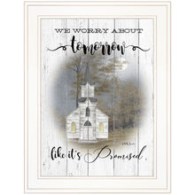 Tomorrow 1 White Framed Print Wall Art
