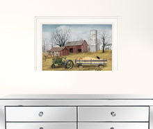 Hayride 1 White Framed Print Wall Art