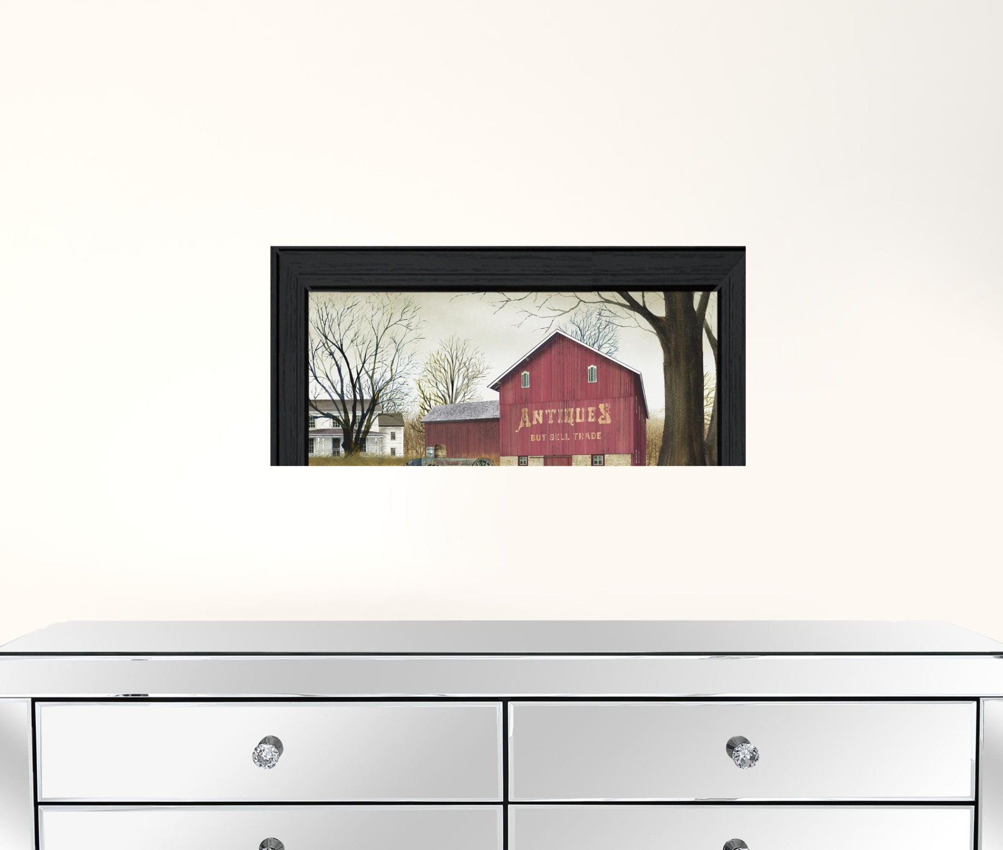 Antique Barn 2 Black Framed Print Wall Art