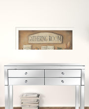 Gathering Room 1 White Framed Print Wall Art