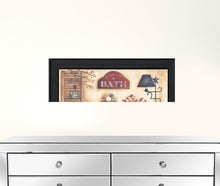 Country Bath 9 Black Framed Print Wall Art