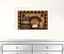 Primitive Starberry 4 White Framed Print Wall Art