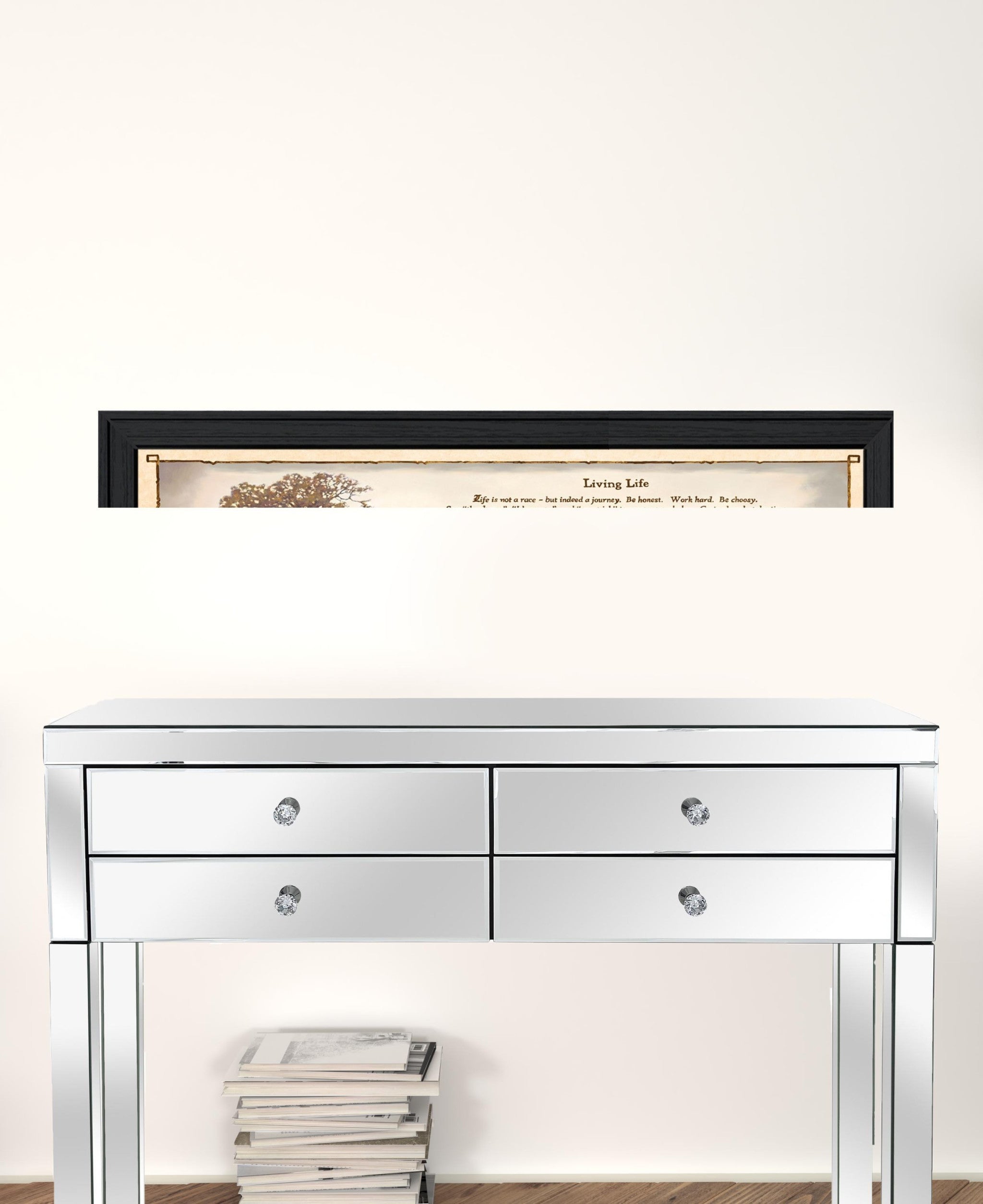 Living Life 11 Black Framed Print Wall Art