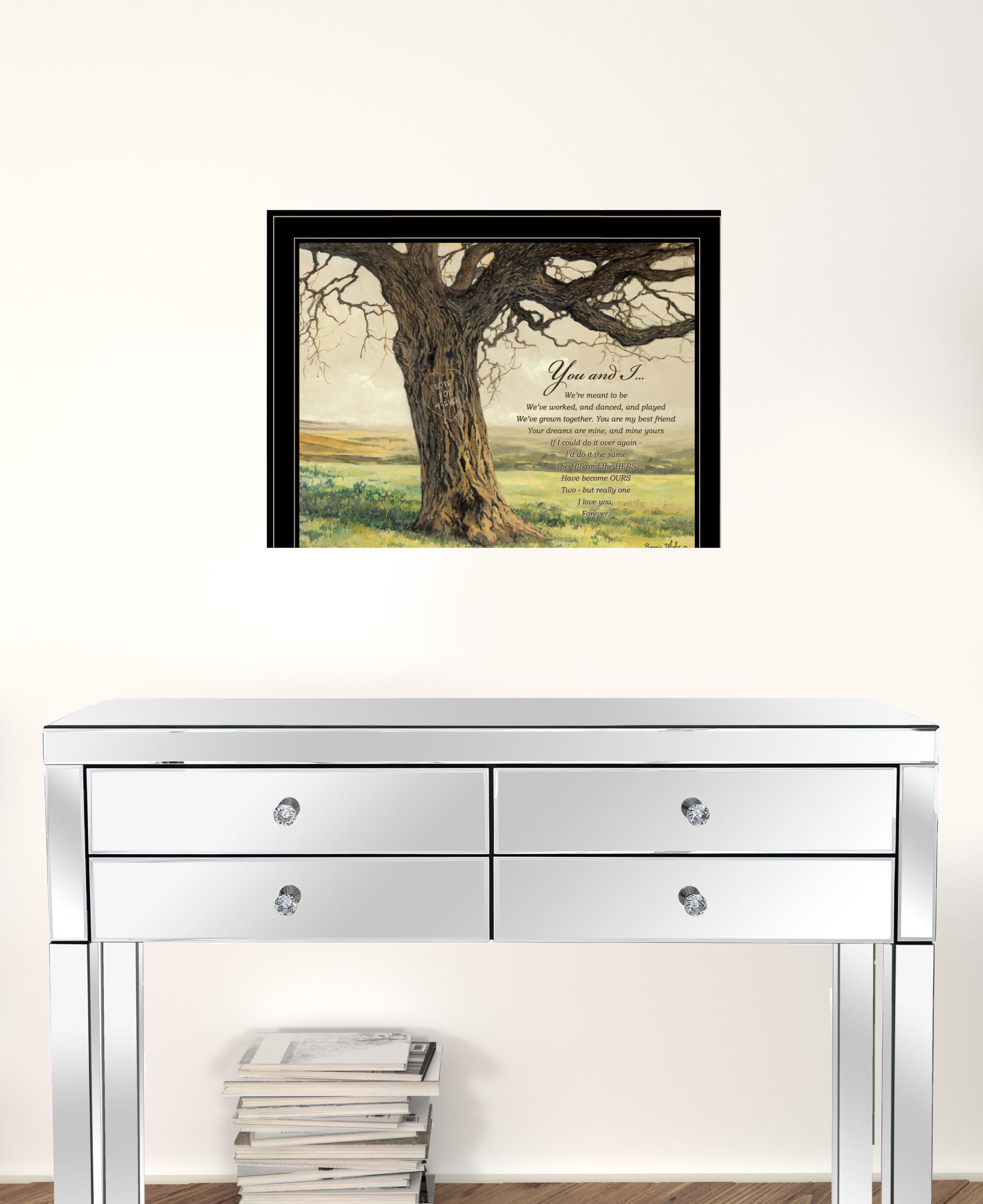 Forever 5 Black Framed Print Wall Art