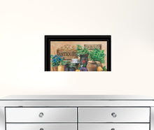 Antiques And Herbs 2 Black Framed Print Wall Art