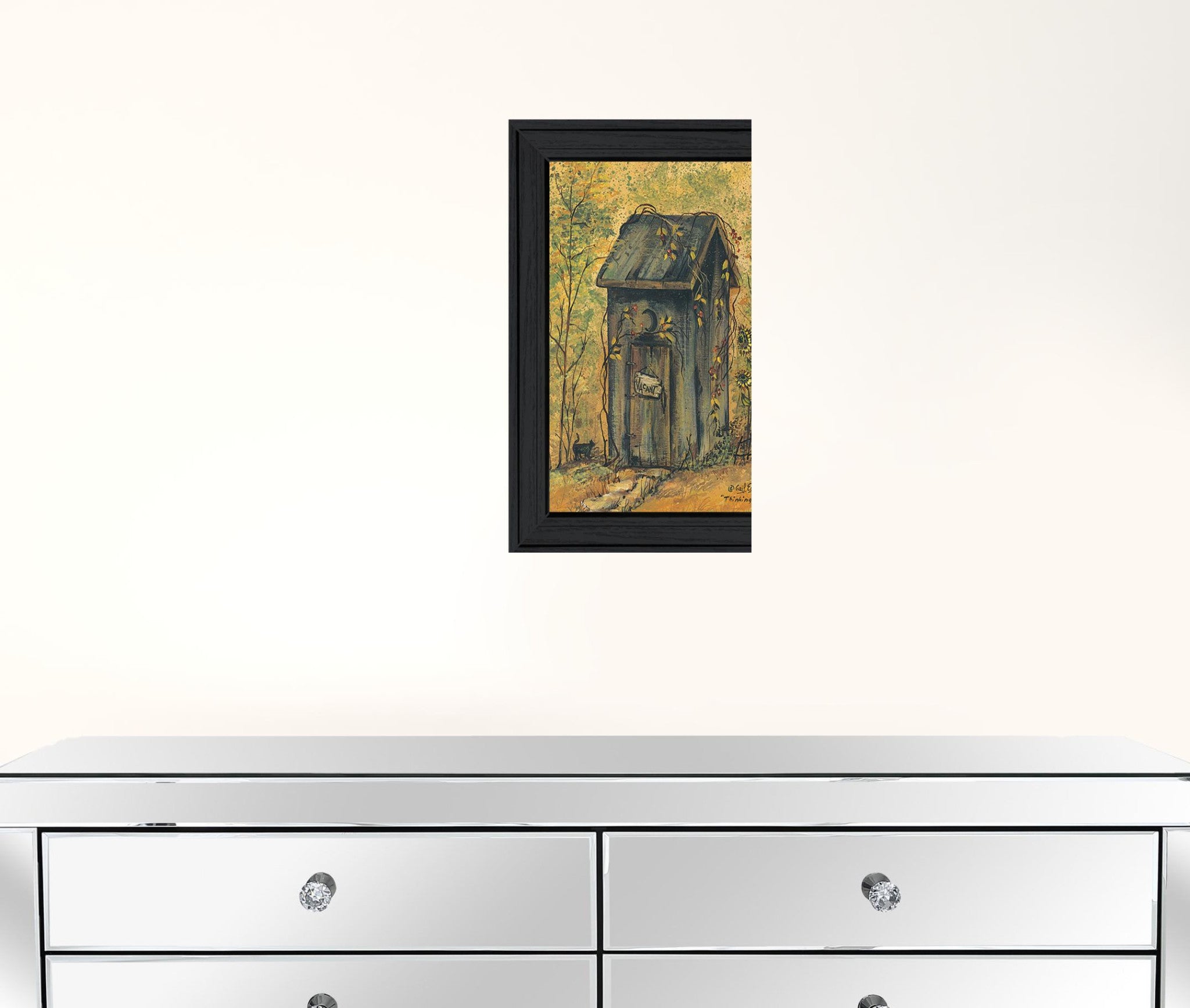 Thinking Room 2 Black Framed Print Wall Art