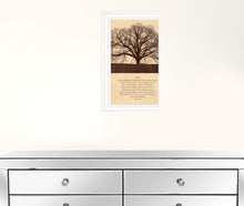 Life Is 5 White Framed Print Wall Art