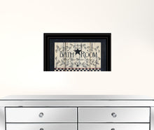 Bathroom 3 Black Framed Print Wall Art