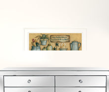 Country Kitchen 5 White Framed Print Wall Art