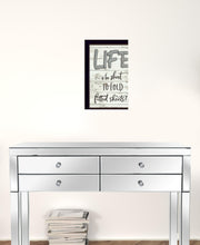 Life Is Too Short 3 Black Framed Print Wall Art