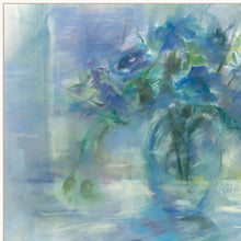 Susies Blue 2 White Framed Print Wall Art