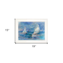 Ghost Ship 2 White Framed Print Wall Art