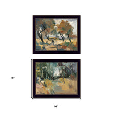 Set Of Two Early Walk 3 Black Framed Print Wall Art
