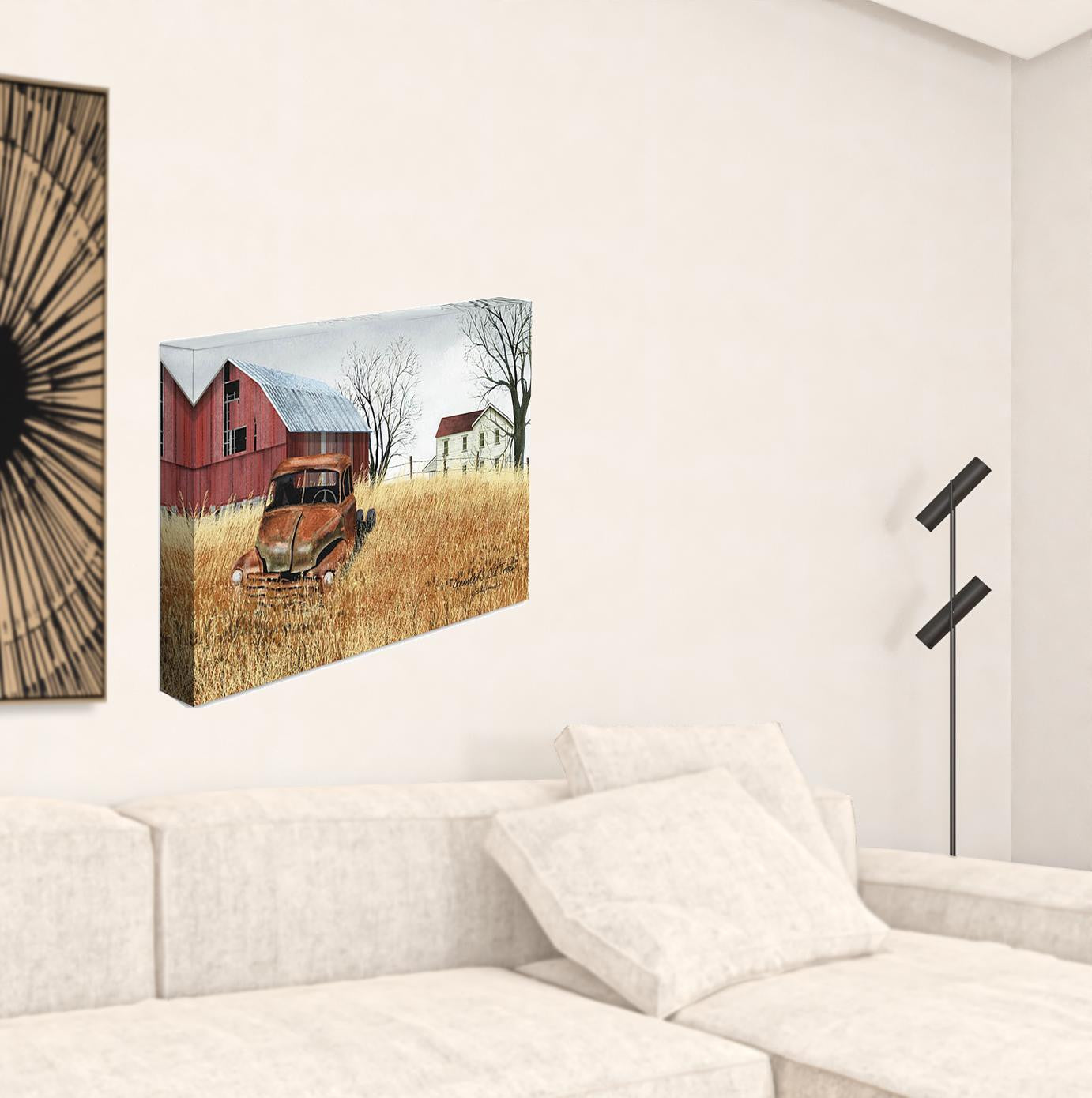 Granddads Old Truck 2 Wrapped Canvas Print Wall Art