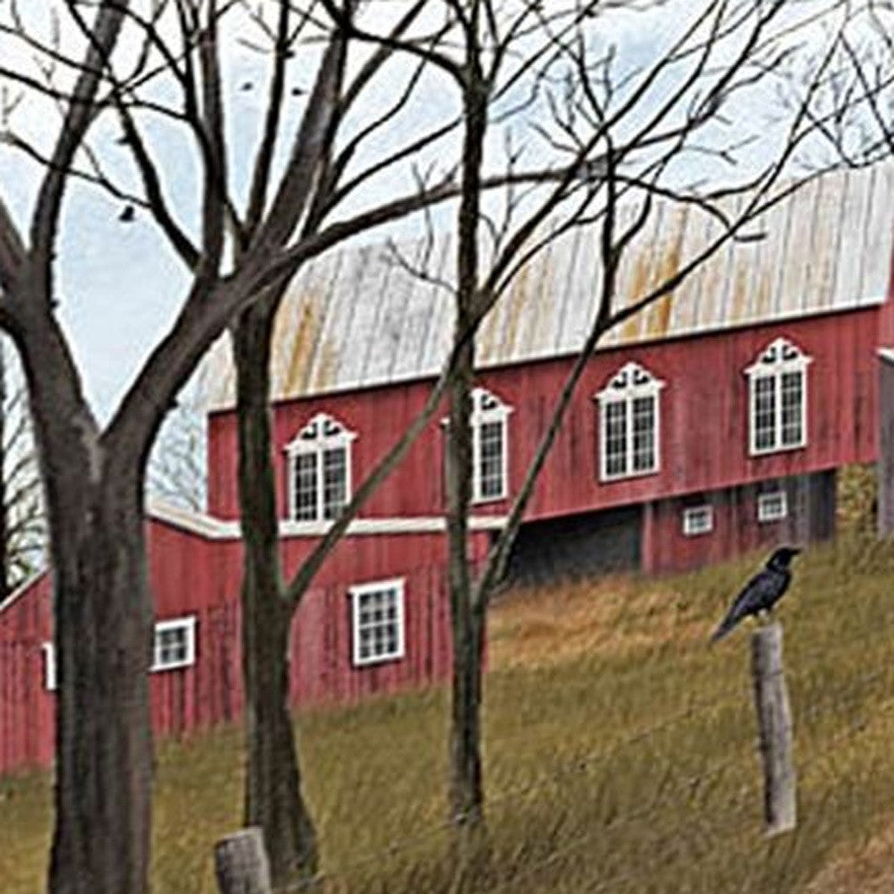 The Old Dirt Road Wrapped Canvas Print Wall Art