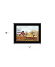 Autumn Blessings 2 Black Framed Print Wall Art