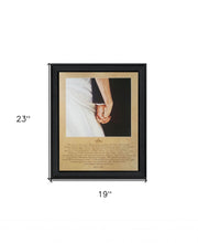 I DO 7 Black Framed Print Wall Art