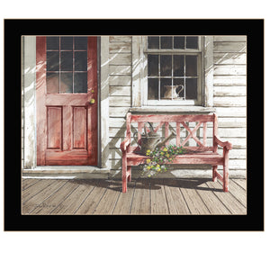 Fresh Cut Flowers 2 Black Framed Print Wall Art