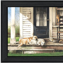 Chase And Molly Black Framed Print Wall Art