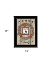 Count Your Blessings 2 Black Framed Print Wall Art