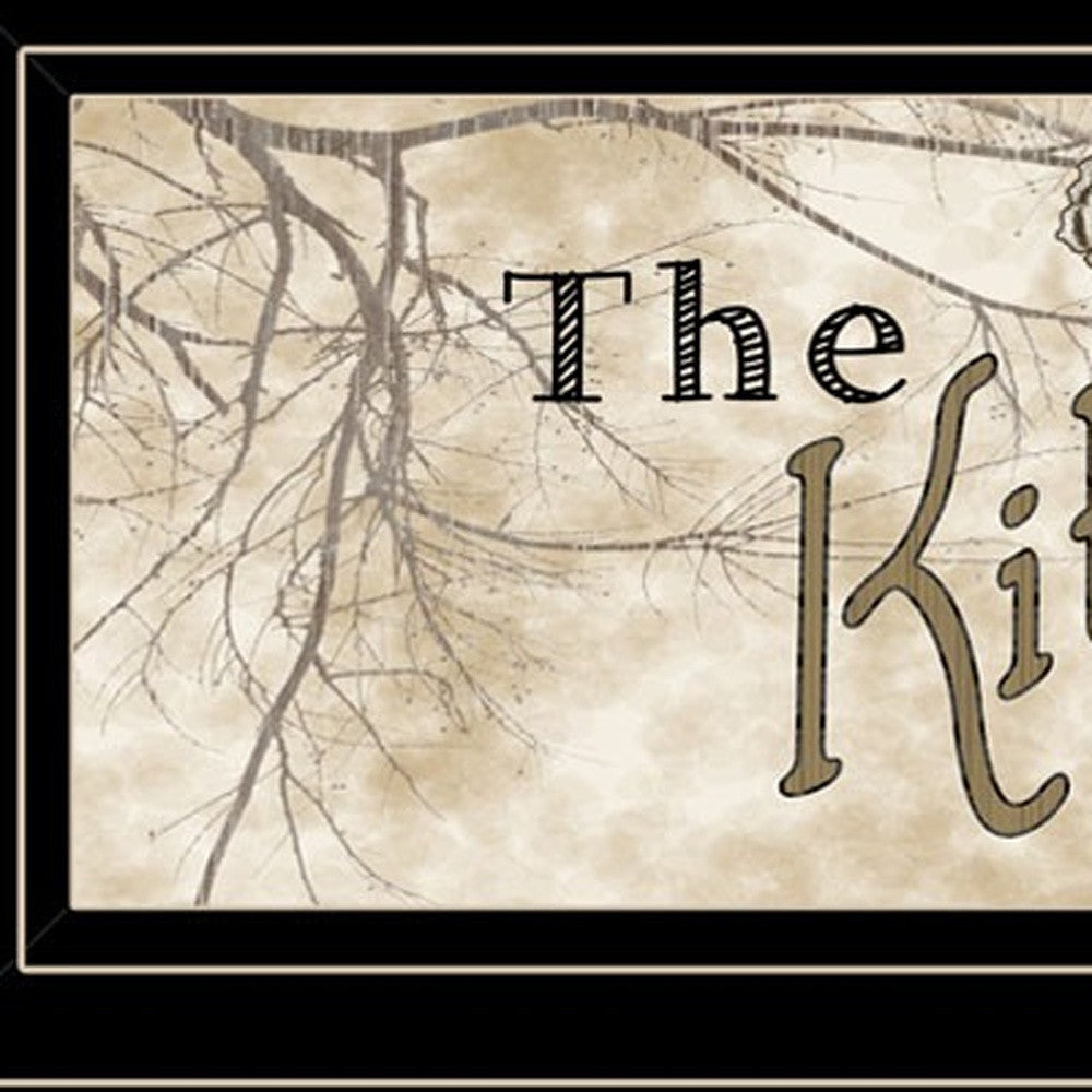 Love Of Nature Kitchen Or Heart Of Then Home 2 Black Framed Print Wall Art