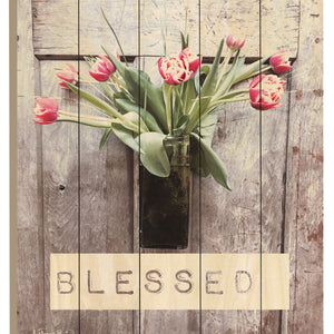 Blessed Tulips Unframed Print Wall Art