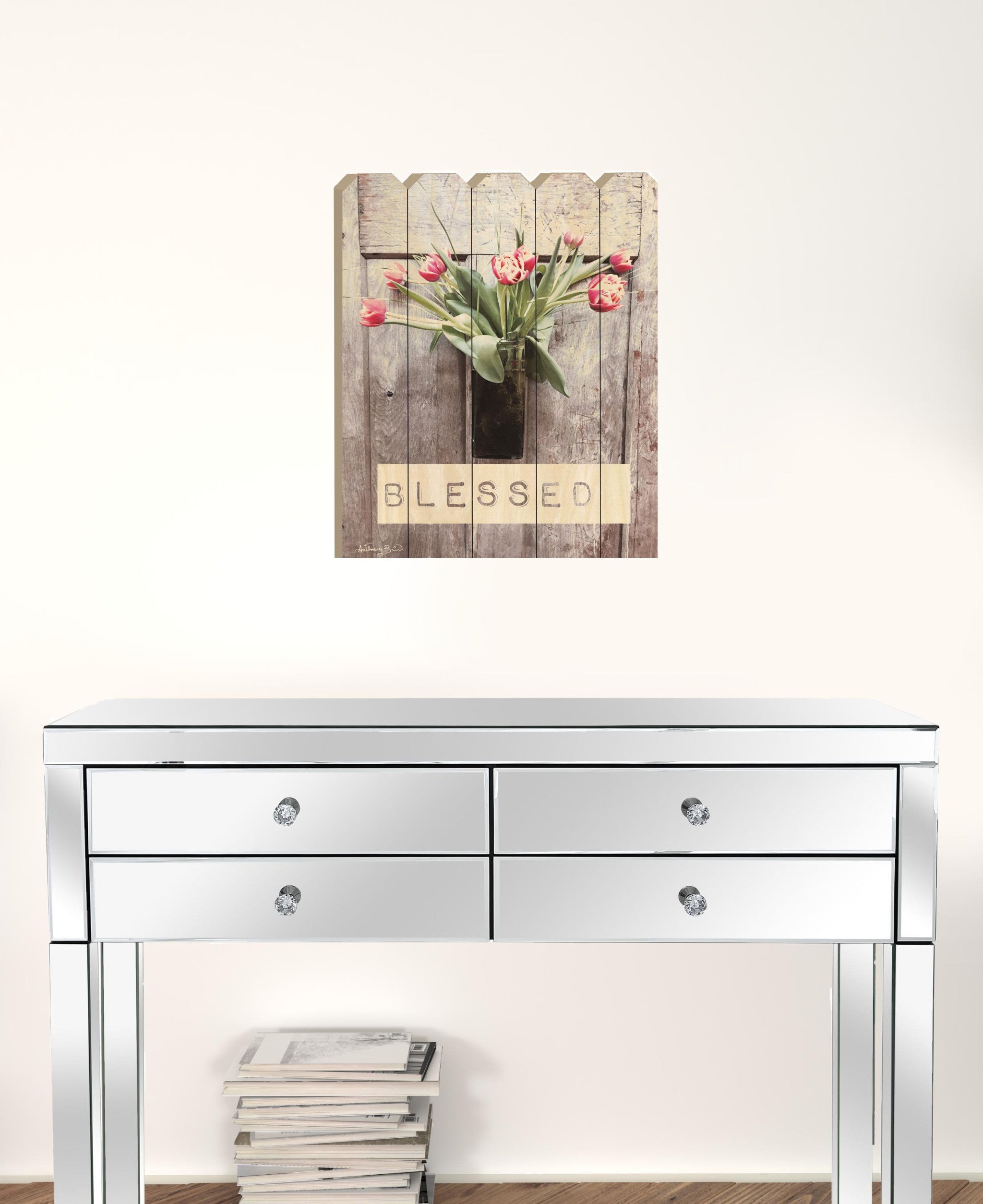 Blessed Tulips Unframed Print Wall Art