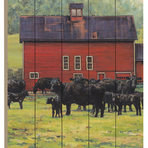 By The Red Barn Unframed Print Wall Art