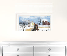 Sleigh Bells Ring 2 White Framed Print Wall Art