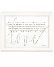 Love Never Fails 2 White Framed Print Wall Art