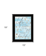 Life Is Like 3 Black Framed Print Wall Art