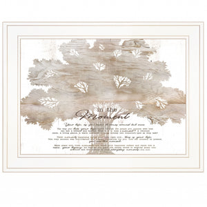In The Moment 2 White Framed Print Wall Art