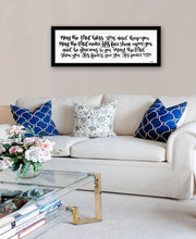 May The Lord Bless You And Keep You 2 Black Framed Print Wall Art