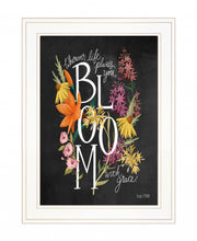 Bloom With Grace 2 White Framed Print Wall Art