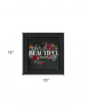 Cherish The Moments 3 Black Framed Print Wall Art