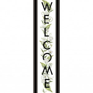 Welcome Sign II 3 Black Framed Print Wall Art