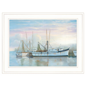 North Star At Rest 1 White Framed Print Wall Art