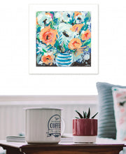 Fancy Florals II 1 White Framed Print Wall Art