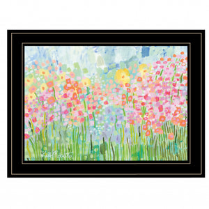 Growing Things NO 4 Black Framed Print Wall Art