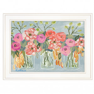 Threes A Charm 2 White Framed Print Wall Art