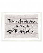 Always Thankful 2 White Framed Print Wall Art