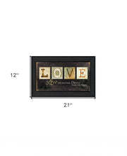 Love One Another 2 Black Framed Print Wall Art