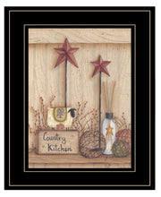 Country Kitchen 4 Black Framed Print Wall Art